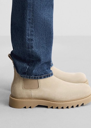 Zara Bej Süet Erkek Bot - Görsel 3