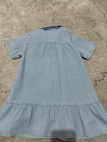 6 Yaş Beden mavi Renk Zara jean elbise