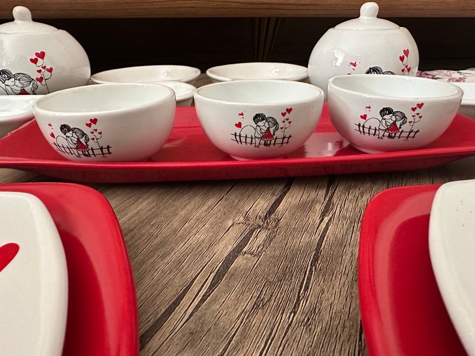 Keramika iki kişilik kahvaltı takımı - Görsel 2