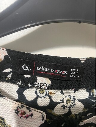 Diğer Siyah çiçekli bluz