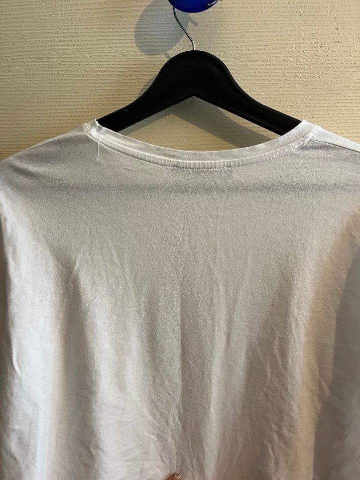 Beyaz Uzun Kollu Kadın Crop Top - Görsel 4