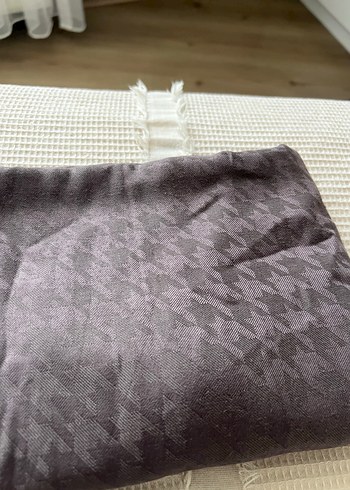 Fresh Scarf Gri Desenli Yumuşak Şal