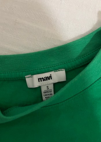 Mavi Mavi Baskılı Yeşil Tişört
