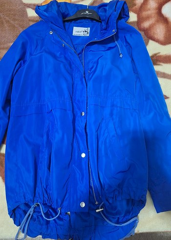 Mavi kız Kapüşonlu Rüzgarlık - Görsel 3