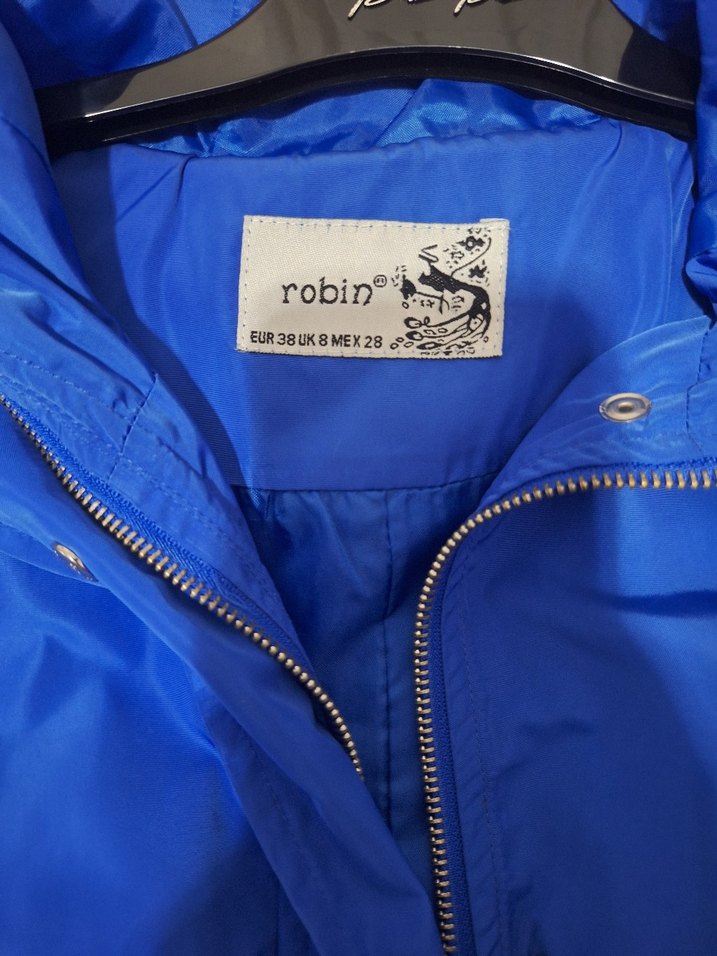 Mavi kız Kapüşonlu Rüzgarlık - Görsel 2