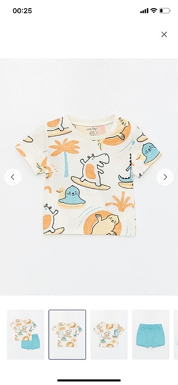 LC Waikiki LCW şort Tshirt