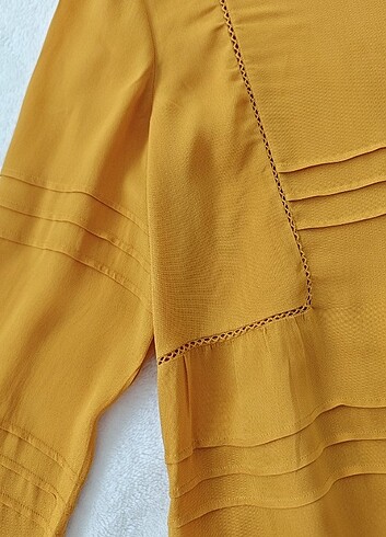 s Beden sarı Renk Massimo dutti bluz 