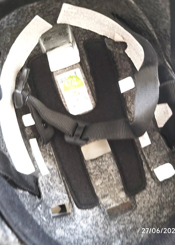 Mavi Gri Biker Diz Koruyucu Velcro Bağlamalı - Görsel 7