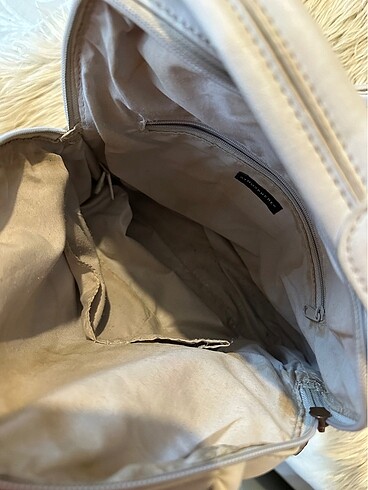  Beden gri Renk Primark gri fermuarlı sırt çantası