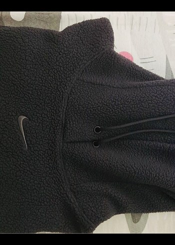 Nike Siyah Kadın Peluş Kapüşonlu Sweatshirt