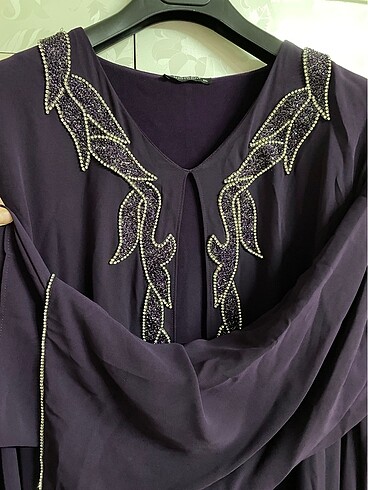 Büyük beden tesettür abiye - Görsel 5