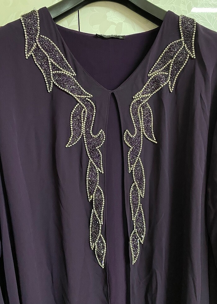 Büyük beden tesettür abiye - Görsel 4