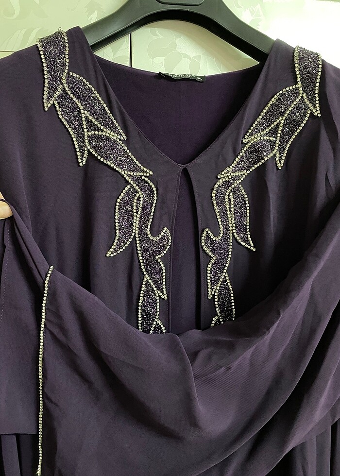 Büyük beden tesettür abiye - Görsel 5