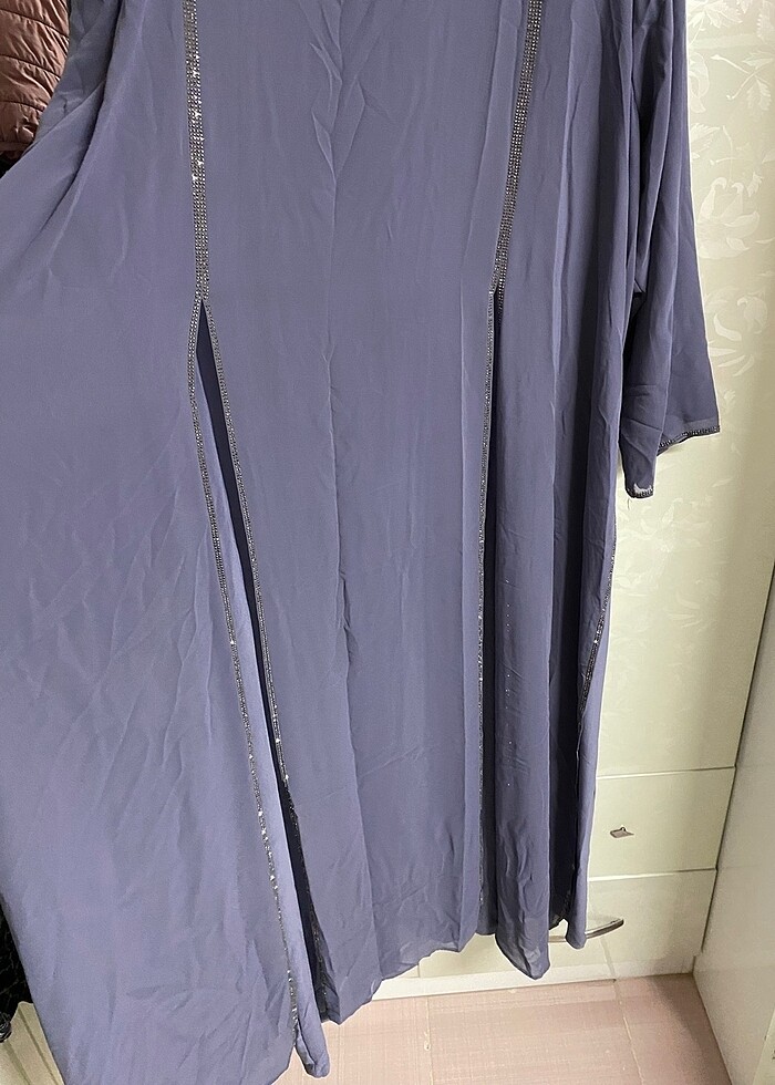 Büyük beden tesettür abiye - Görsel 3