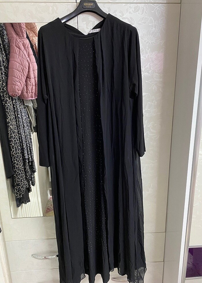 Büyük beden tesettür abiye - Görsel 2