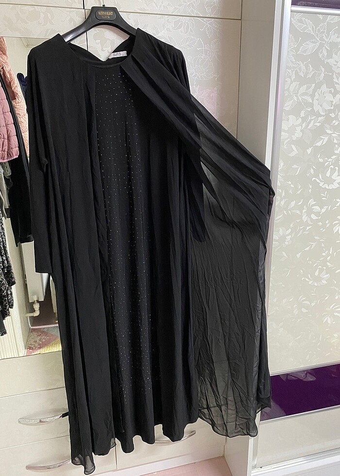 Büyük beden tesettür abiye - Görsel 3