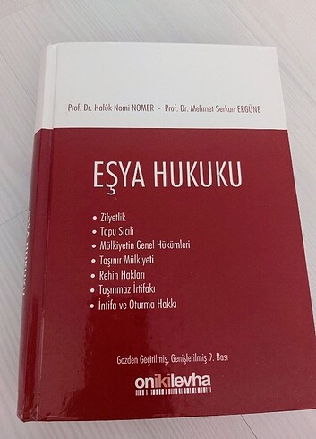 EŞYA HUKUKU