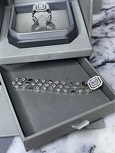 Beden MESSİKA D-Vibes Multi-Row Silver Set