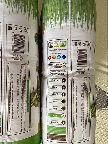 2 Beden: 3-6 kg Beden Baby turco 2 numara
