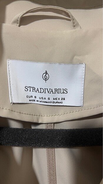 s Beden Taş rengi Stradivarius trençkot