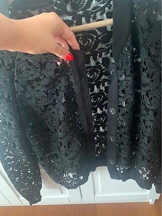 Dantel hırka - Görsel 3