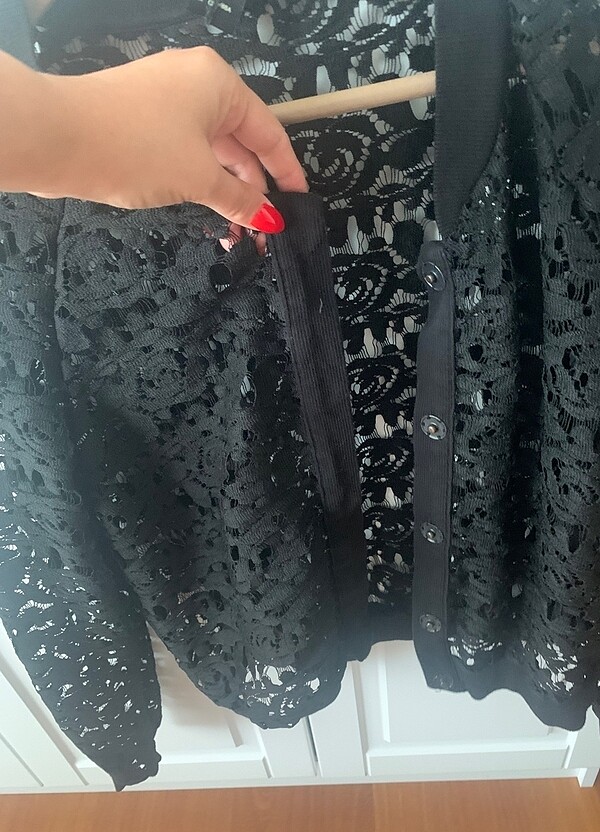 Dantel hırka - Görsel 3