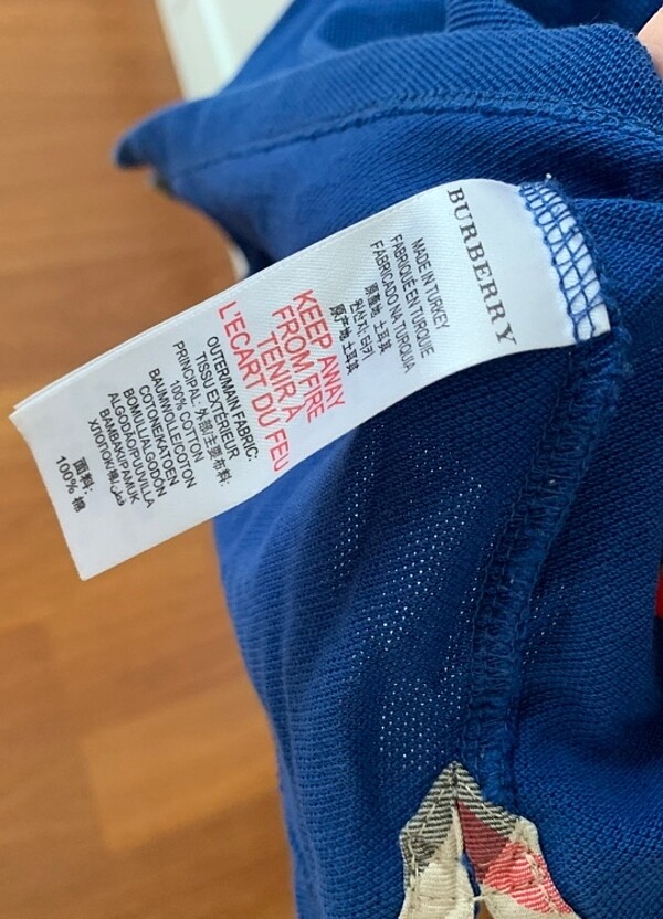 Burberry polo yaka tişört - Görsel 4