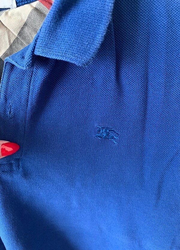 Burberry polo yaka tişört - Görsel 3