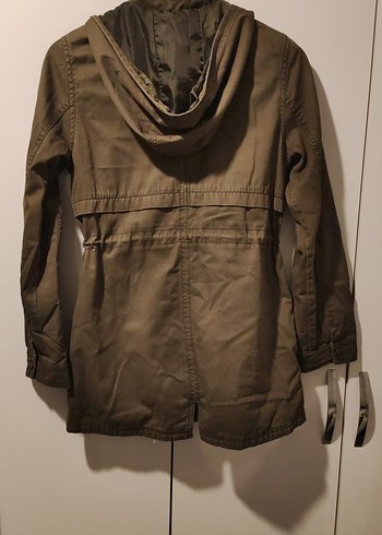 Asker Yeşili Kadın Parka/Ceket - Görsel 4