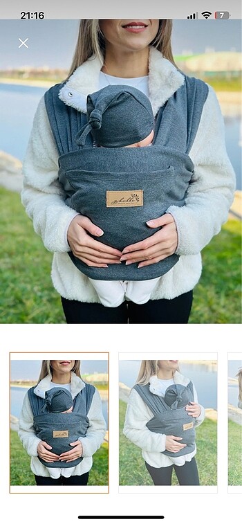 Sling bebek taşıma