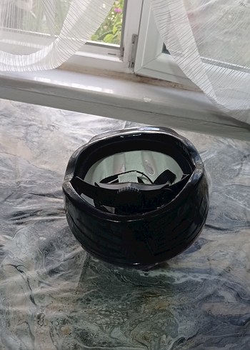 Renkli Mor Bisiklet Kaskı Velcro Bantlı - Görsel 5