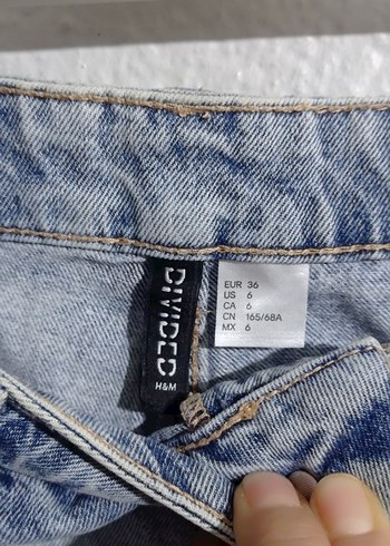 Kadın Gri Denim Mini Şort - Görsel 9