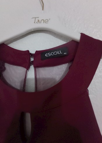 xl Beden bordo Renk abiye gece elbisesi
