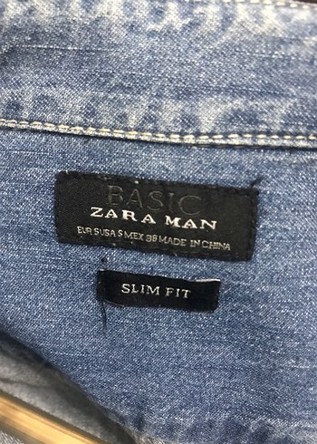 Mavi Düğmeli Erkek Denim Gömlek - Görsel 2