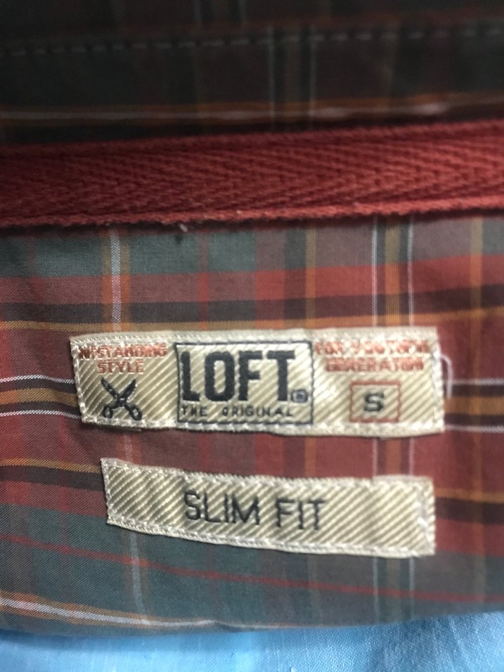 Düğmeli, Uzun Kollu Kareli Erkek Gömlek - Görsel 2