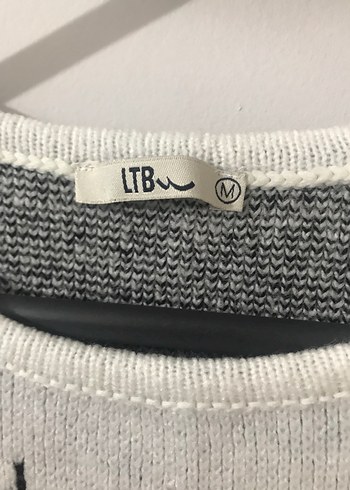 Bohem Desenli Uzun Kollu Gri Triko Elbise - Görsel 3