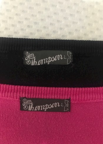 Pembe Kısa Kollu Pamuklu Kadın Triko - Görsel 2