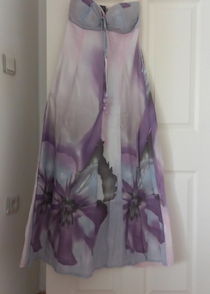 Straplez elbise - Görsel 2