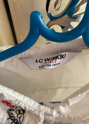 Waikiki çocuk Nakışlı Beyaz Pamuklu Gömlek - Görsel 3