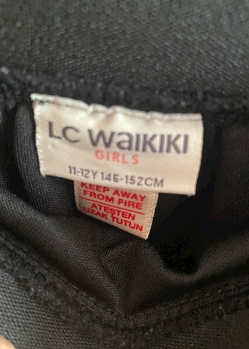 Waikiki Siyah Dantel Detaylı Gotik Kız Çocuk Etek 11-12 yaş - Görsel 2