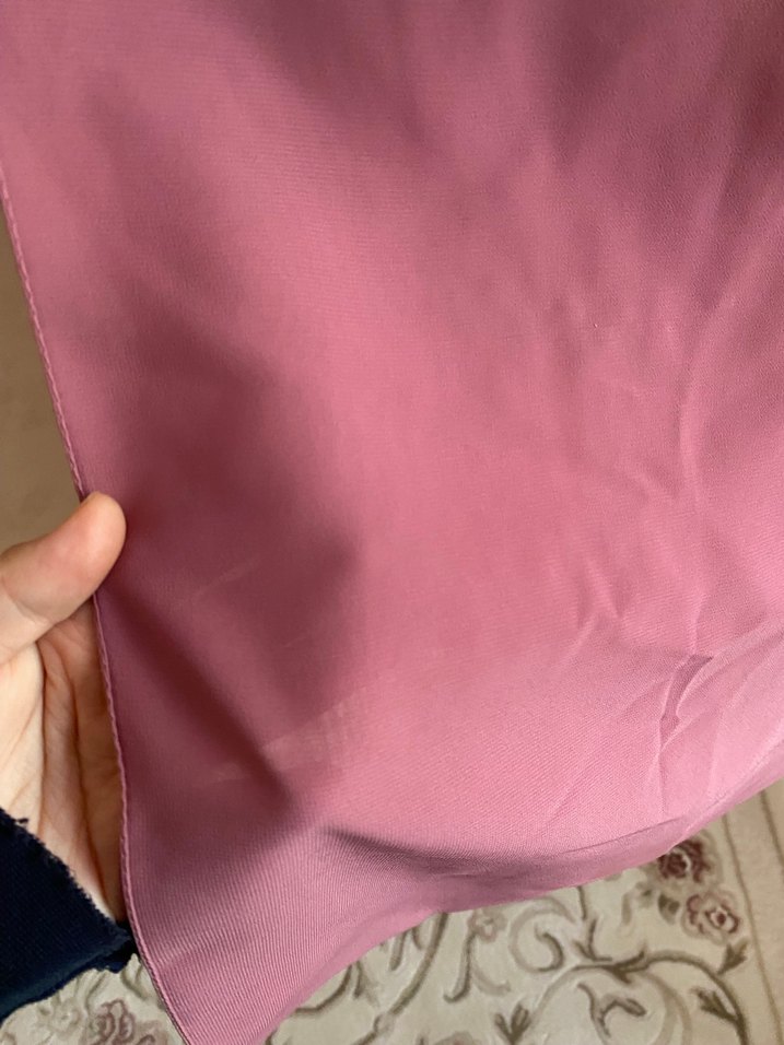 Pembe şifon şal - Görsel 2