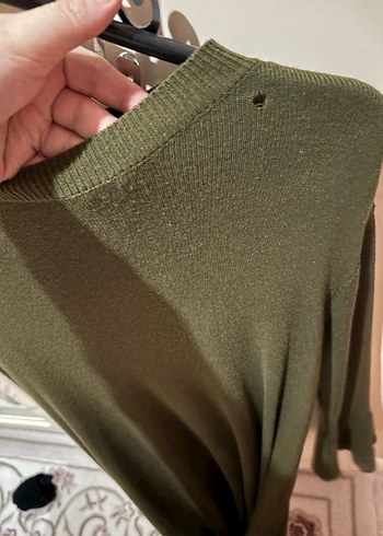 Siyah Uzun Triko Elbise - Görsel 4