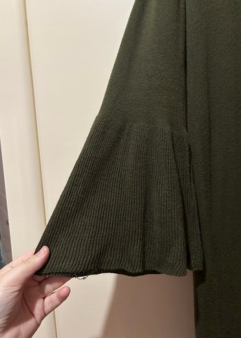 Siyah Uzun Triko Elbise - Görsel 2