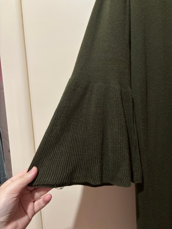 Siyah Uzun Triko Elbise - Görsel 2