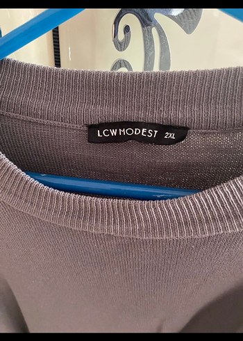 Gri Kadın Uzun Kollu Salaş Sweatshirt 2xl - Görsel 2