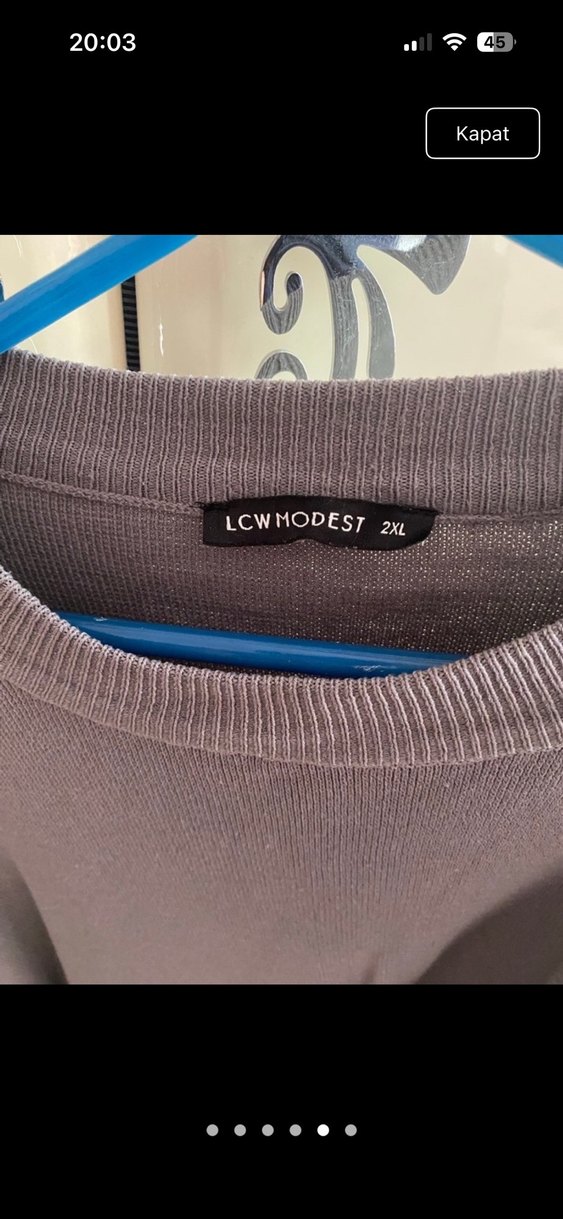 Gri Kadın Uzun Kollu Salaş Sweatshirt 2xl - Görsel 2