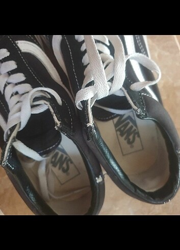 39 Beden siyah Renk Vans ayakkabı
