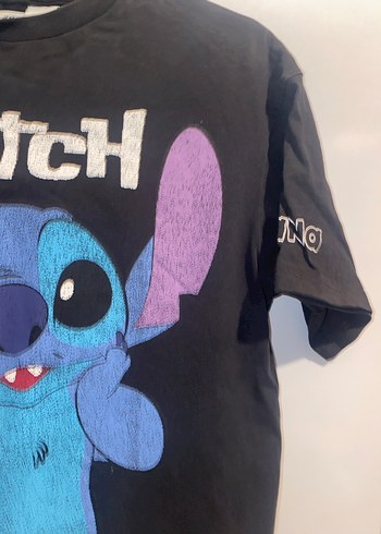 Kız Çocuk Siyah Street Wear Tişört - Görsel 2