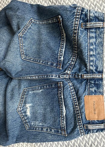 34 Beden Mavi Normal Boy Kadın Denim Pantolon