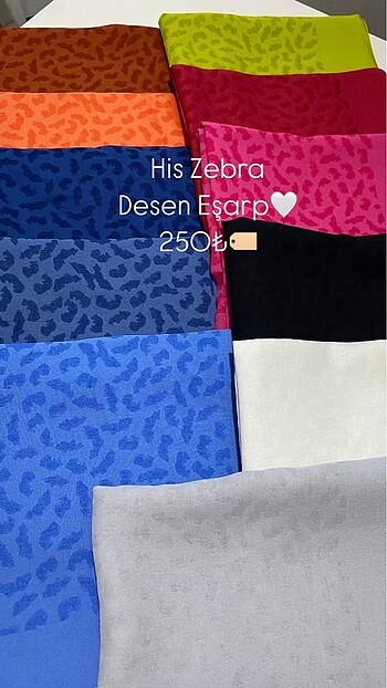 Zebra Desen Eşarp